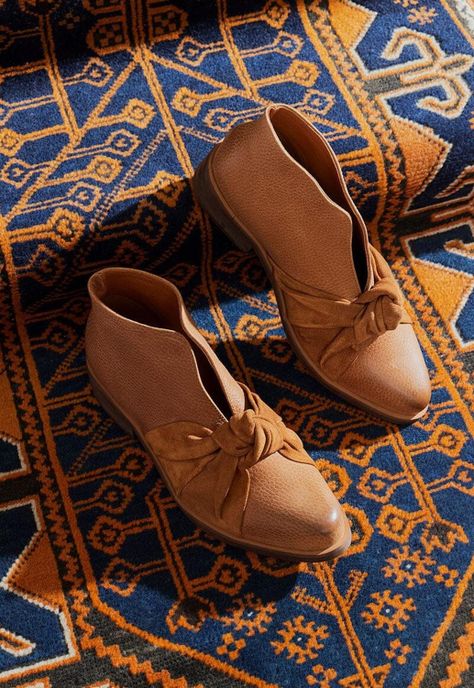 Botin Mujer De Cuero Florence C2 Camel-1