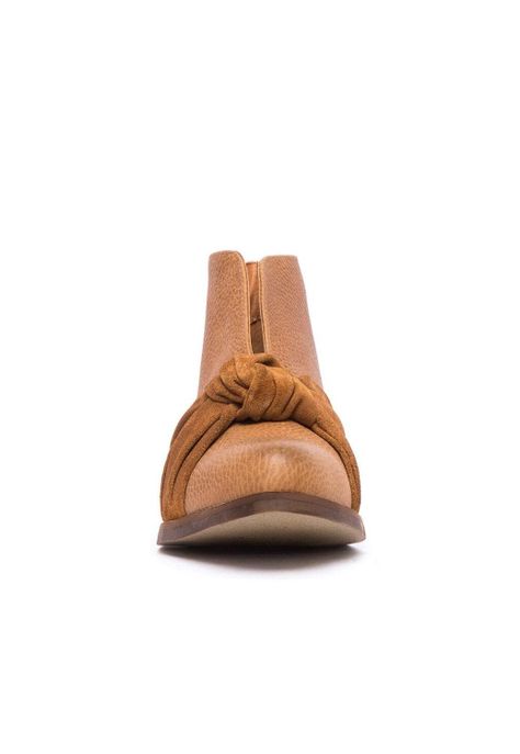 Botin Mujer De Cuero Florence C2 Camel-2