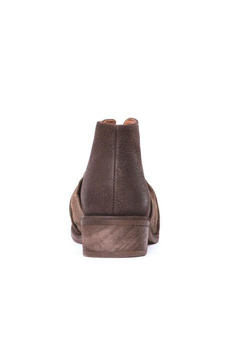 Botin Mujer De Cuero Florence C3 Café-3
