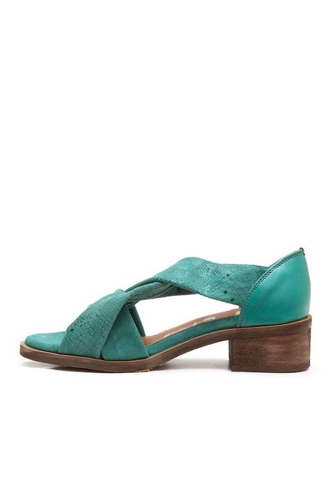 Sandalias De Cuero Tortolita C18 Turquesa Giani Dafirenze-4