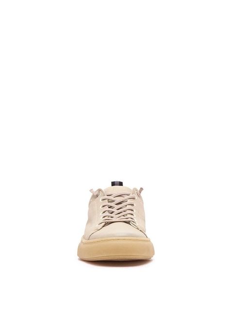Zapatilla Hombre De Cuero Prat C1 Beige-2