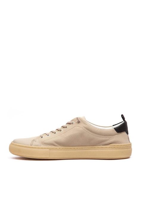 Zapatilla Hombre De Cuero Prat C1 Beige-3
