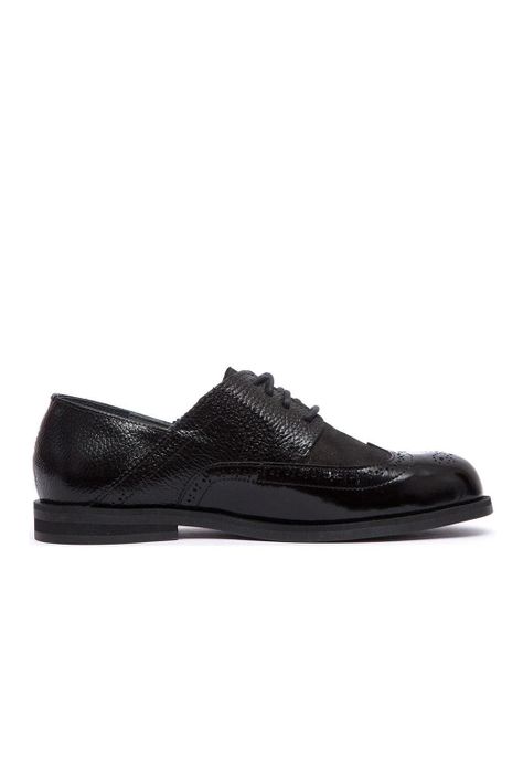Mocasin Mujer De Cuero Simone C1 Negro-0