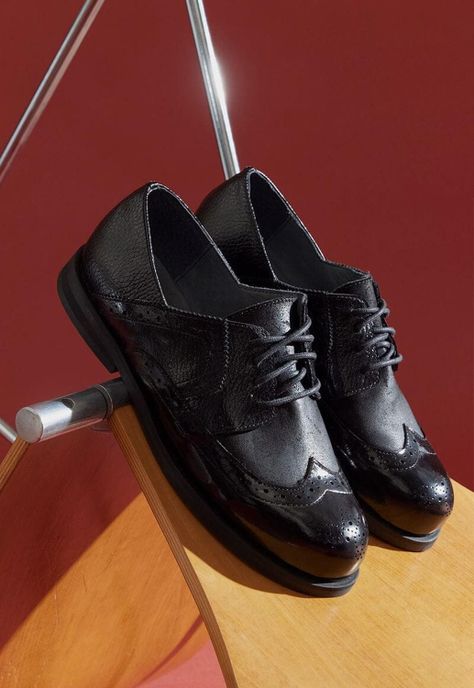 Mocasin Mujer De Cuero Simone C1 Negro-1