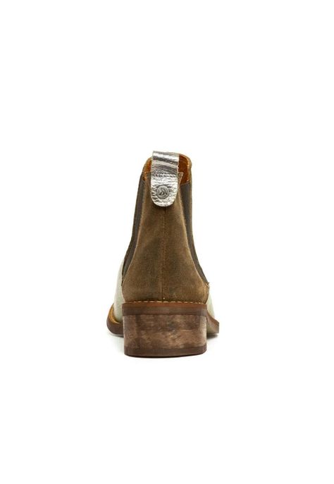 Botin Mujer De Cuero Tina C3 Verde-3