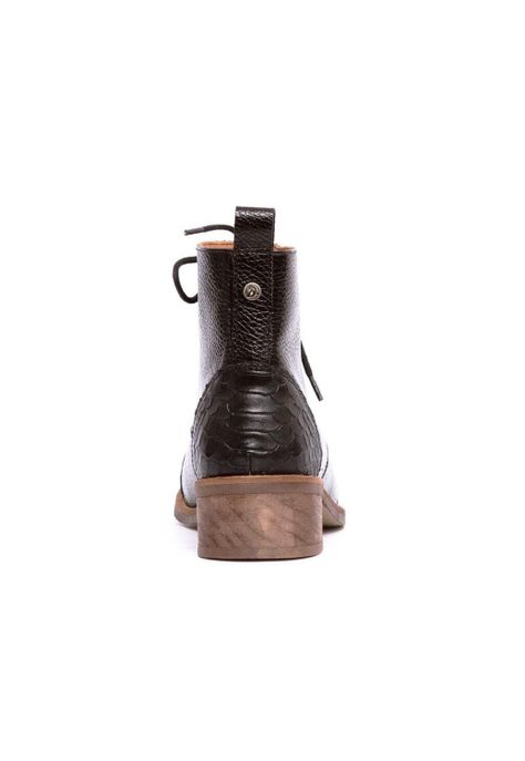 Botin Mujer De Cuero Aretha C1 Negro-4