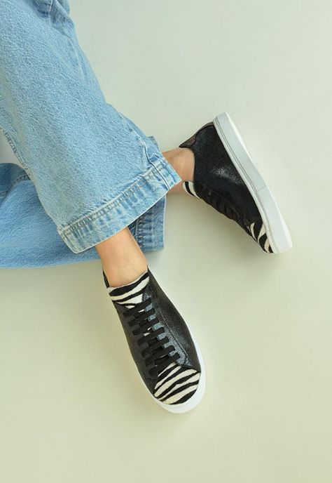 Zapatilla Mujer De Cuero Roques C1 Negro-8