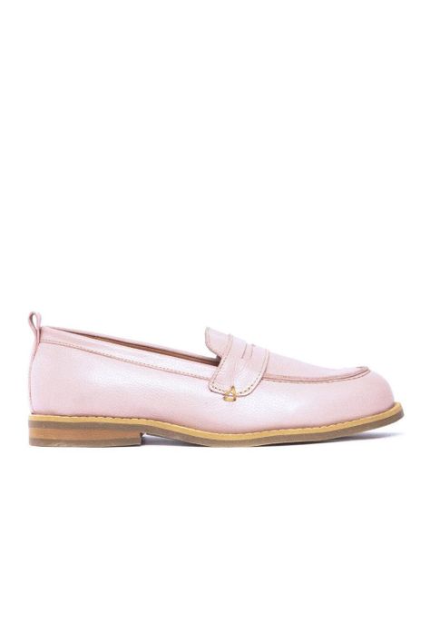 Mocasín Mujer De Cuero Coligue C15 Rosa-0