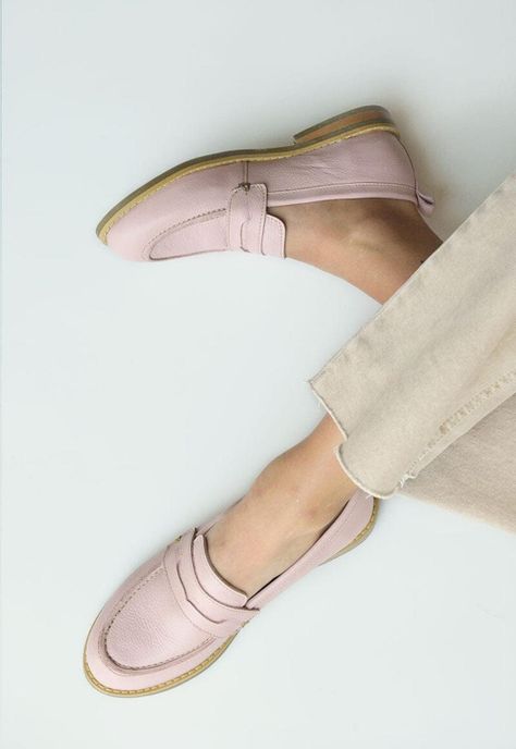 Mocasín Mujer De Cuero Coligue C15 Rosa-7