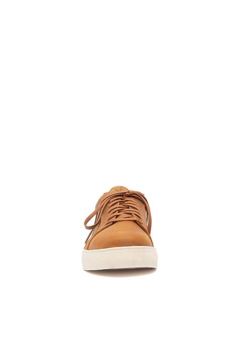 Zapatilla Hombre De Cuero Landa Camel C1-2