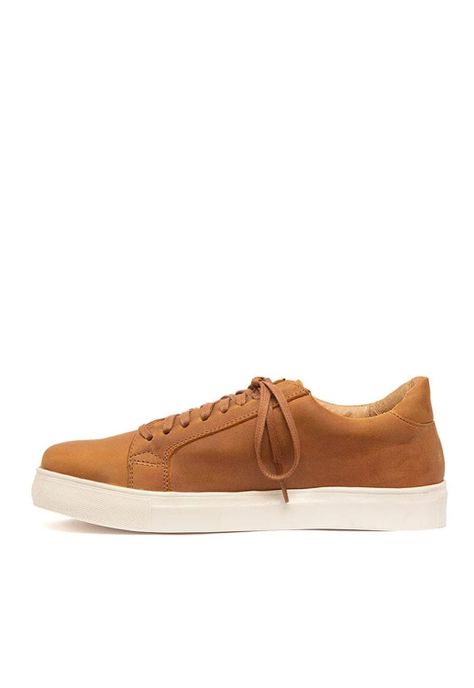 Zapatilla Hombre De Cuero Landa Camel C1-3