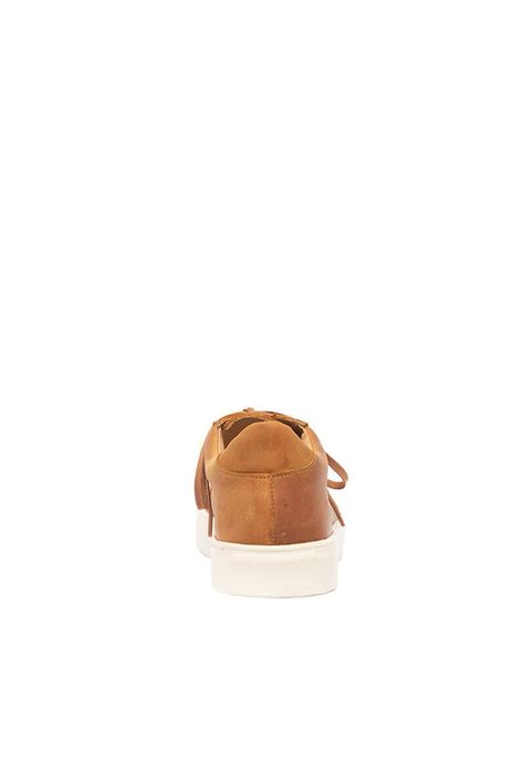 Zapatilla Hombre De Cuero Landa Camel C1-4