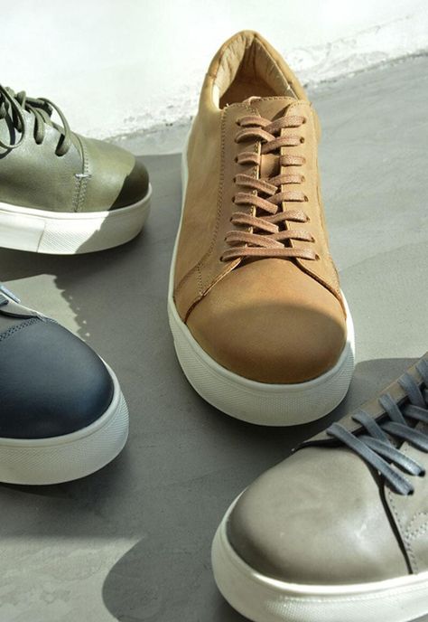 Zapatilla Hombre De Cuero Landa Camel C1-7