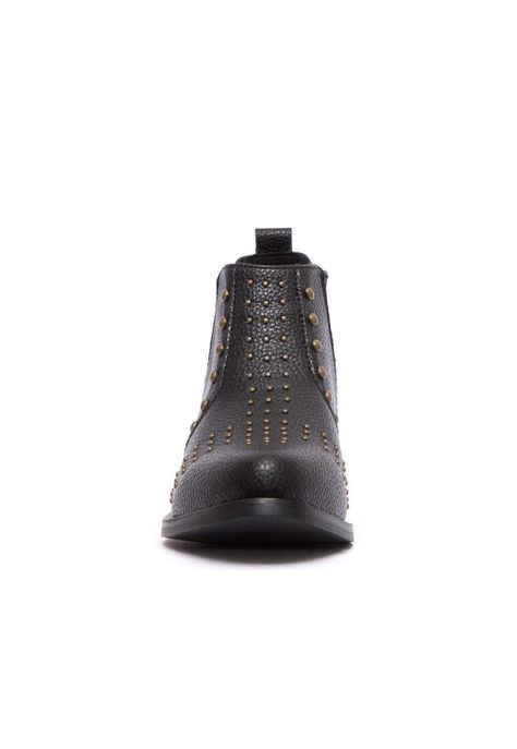Botines Mujer De Cuero Yal C16 Negro -2
