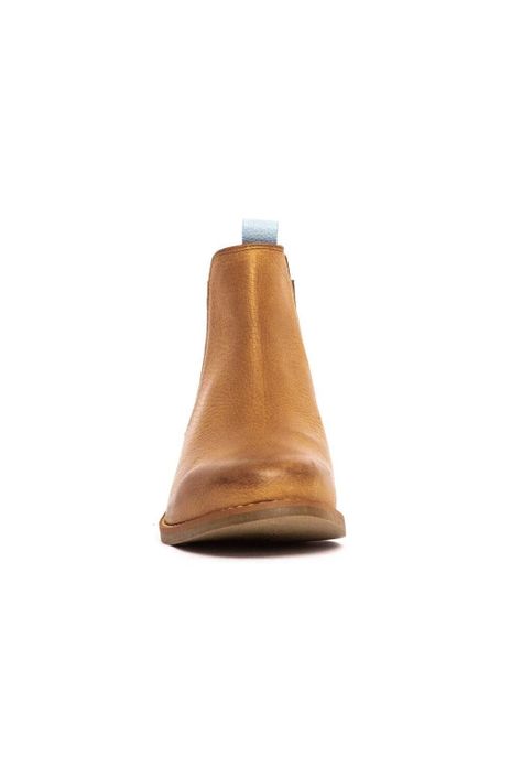 Botin Mujer De Cuero Tina C2 Camel-1