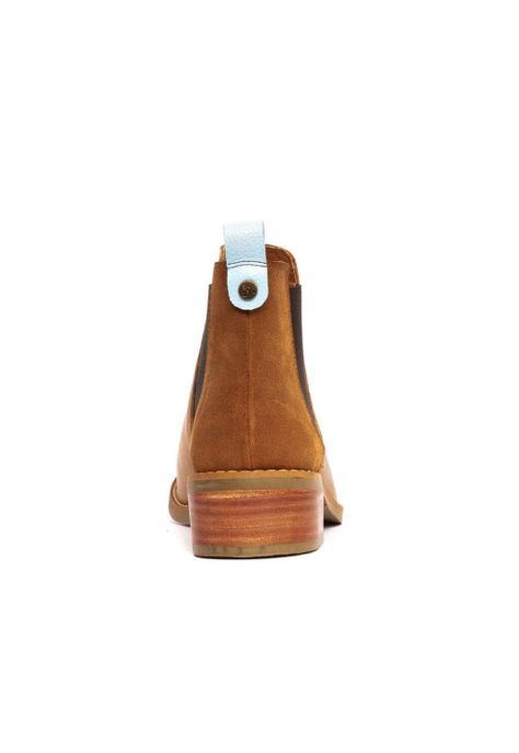 Botin Mujer De Cuero Tina C2 Camel-3