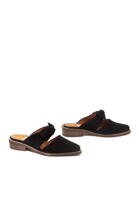 Babucha De Cuero Abedul C1 Negro Giani Dafirenze-2