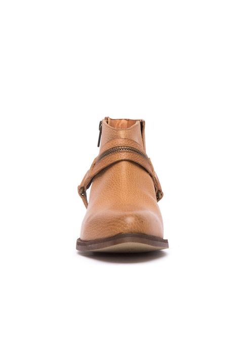 Botin Mujer De Cuero Margot Camel C9-1