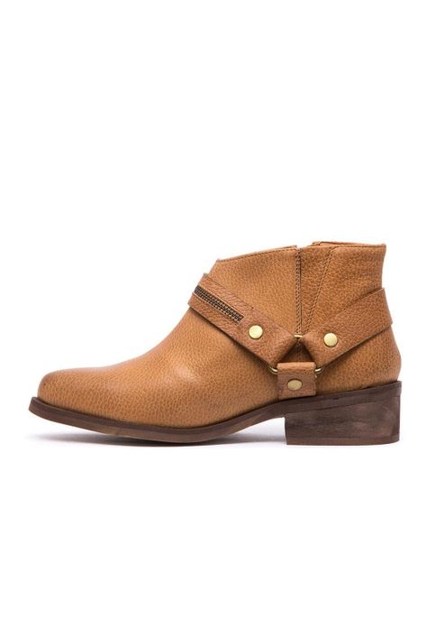 Botin Mujer De Cuero Margot Camel C9-2