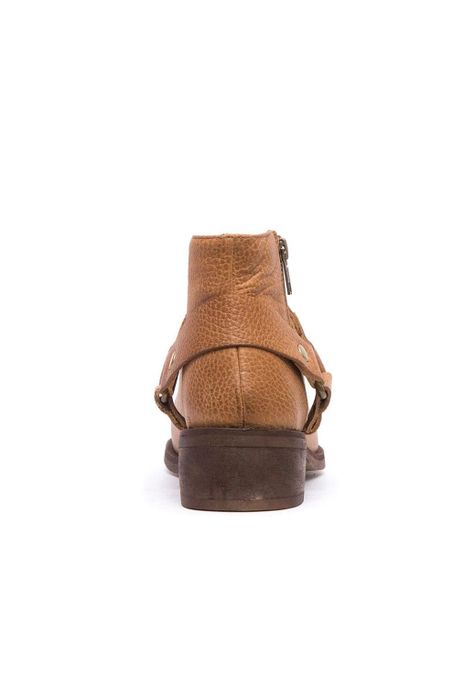 Botin Mujer De Cuero Margot Camel C9-3