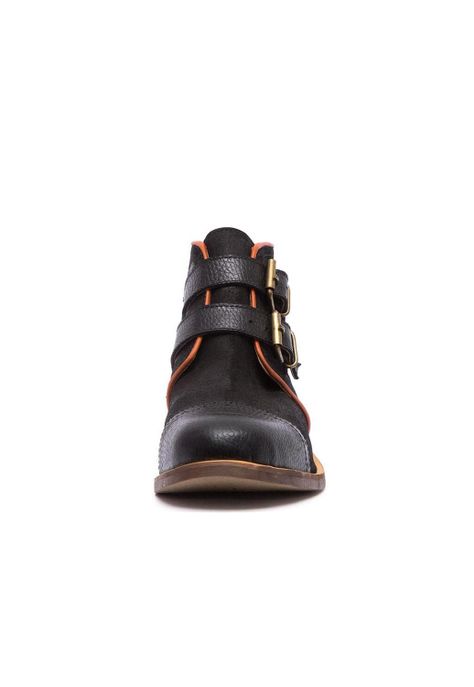 Botin Mujer De Cuero Judy C1 Negro -2