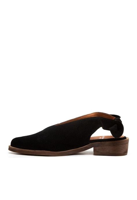 Zapato Mujer De Cuero Guindo Negro C5-3