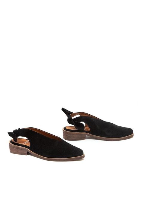 Zapato Mujer De Cuero Guindo Negro C5-5