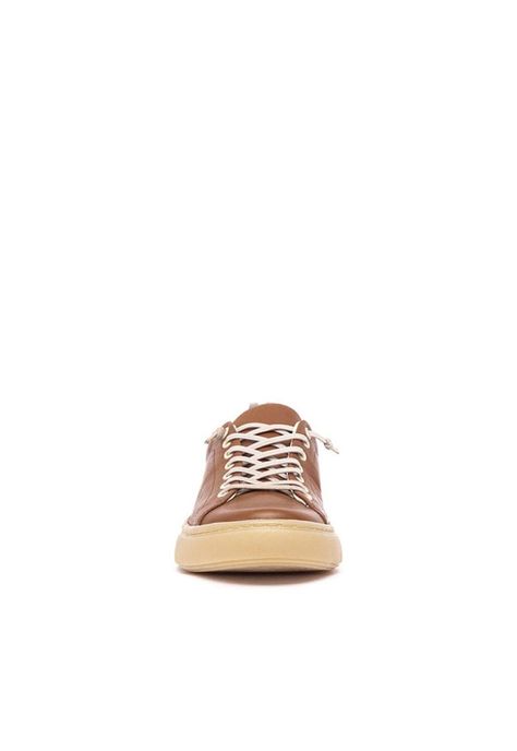 Zapatilla Hombre De Cuero Prat C3 Camel-2