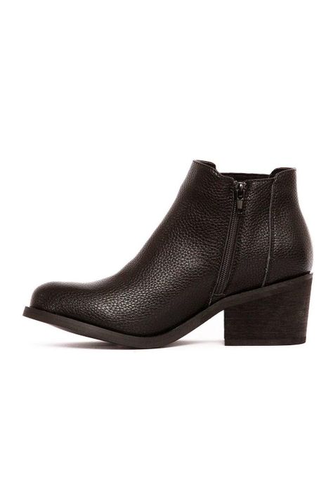 Botines Mujer De Cuero Pinda C11 Negro -3