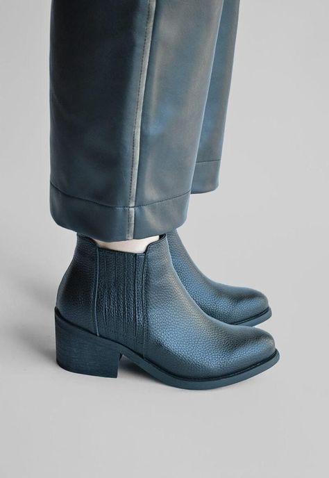Botines Mujer De Cuero Pinda C11 Negro -6