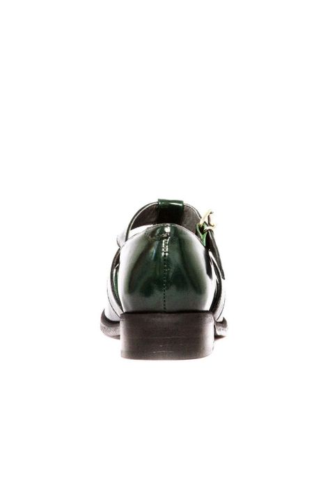 Zapato Mujer De Cuero Teresa C2 Verde-4