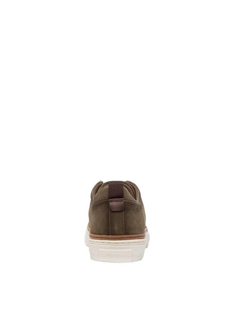 Zapatilla Hombre De Cuero Julio Verde C1-4