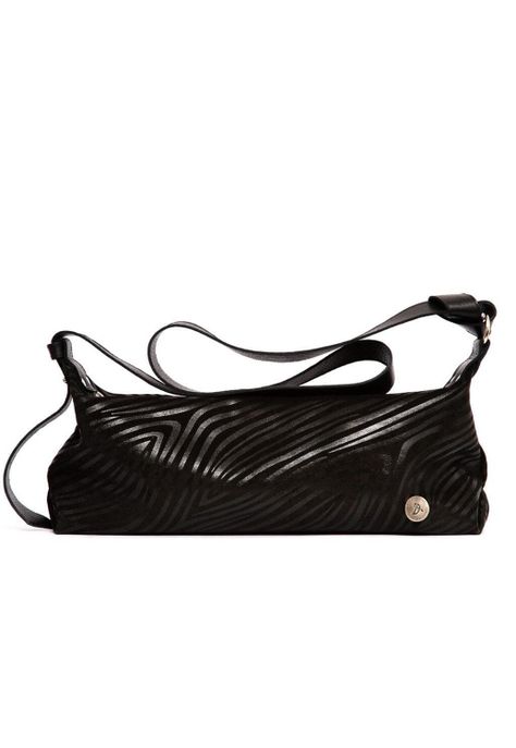Cartera Mujer De Cuero Artemisa C5 Negro Zebra-1