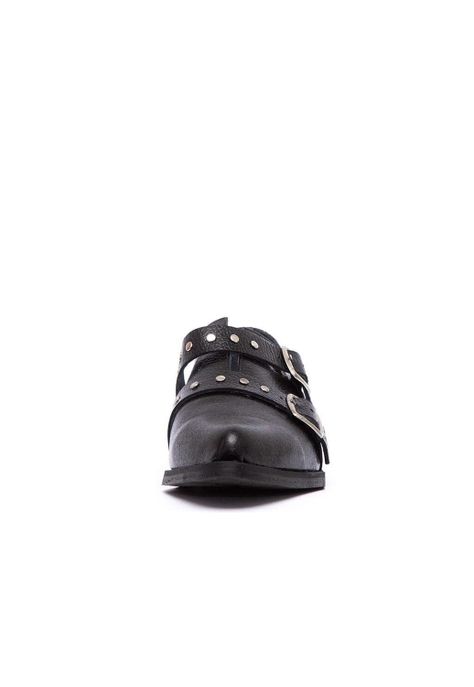Zapato Mujer De Cuero Juana C1 Negro-2