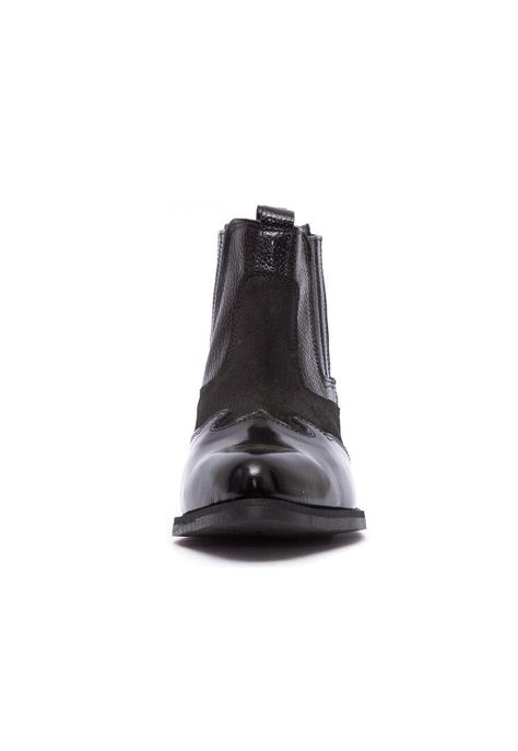 Botin Mujer De Cuero Frida C1 Negro-2