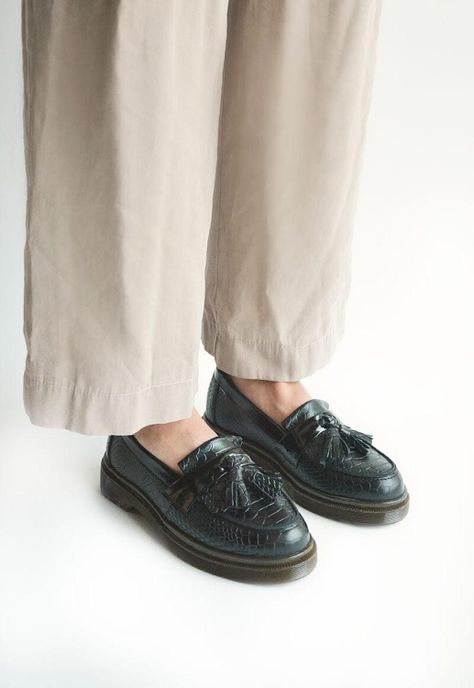 Mocasin Mujer De Cuero Matilde Negro C7-1