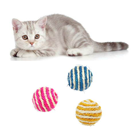 PELOTA PARA GATO ROSA BLANCO-1