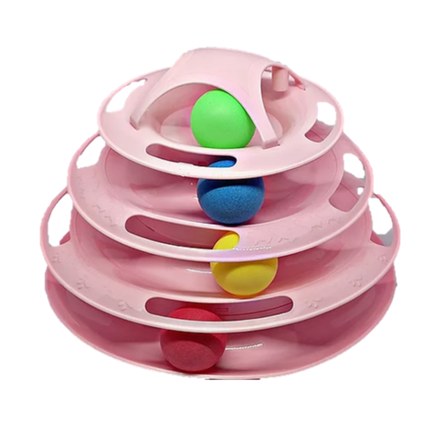 TORRE PARA GATO ROSA-0