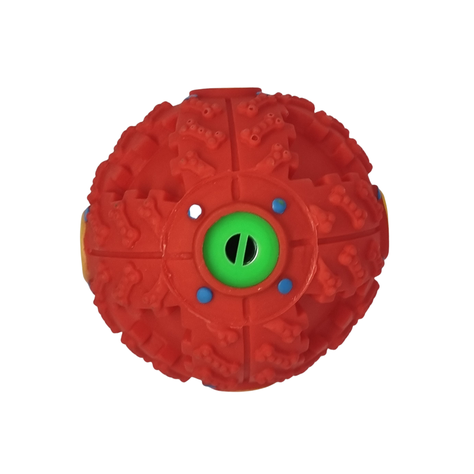 JUGUETE PELOTA COMEDERO CON SONIDO L ROJA-1