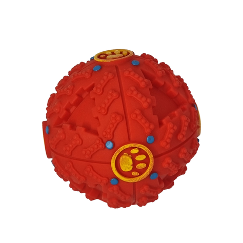 JUGUETE PELOTA COMEDERO CON SONIDO L ROJA-2
