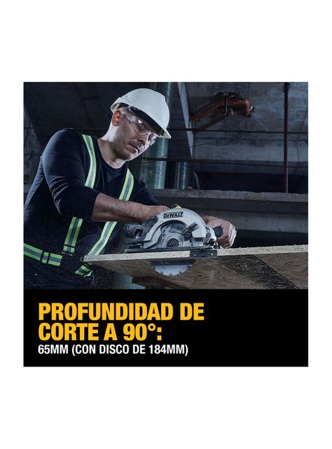 Sierra circular 7-1/4" 1500W DEWALT DWE5615-B2-5