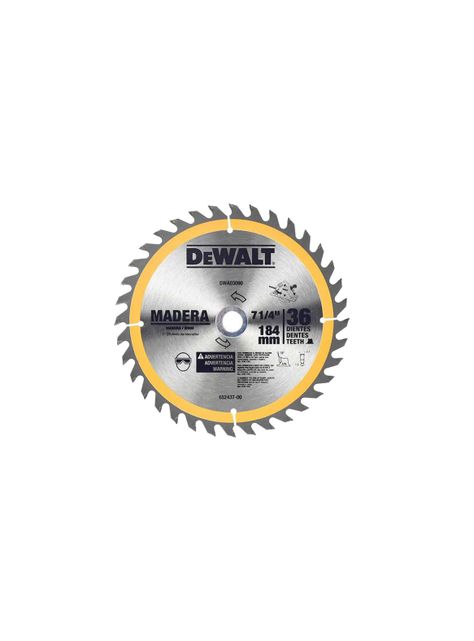 Disco de sierra 7 1/4" 36T DEWALT DWA03090.-0
