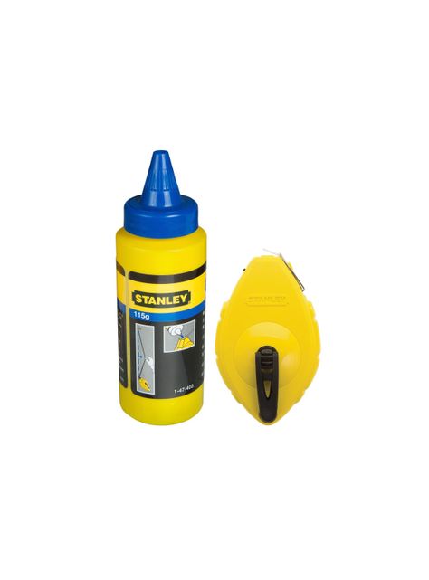 Tizador 30mts con tiza azul 115g STANLEY 47-440-0