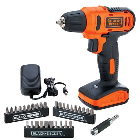 Taladro Ator 12V + Cargador + 31 Accesorios-1