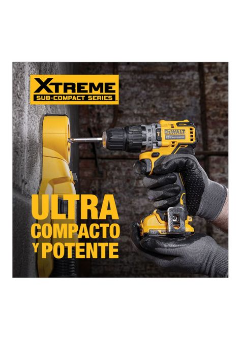 Kit Taladro percutor 3/8" 12V XTREME + accesorios-3