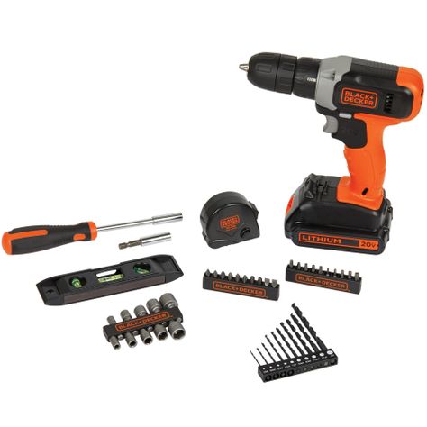 Taladro Rotación 20V + 44 Accesorios-0