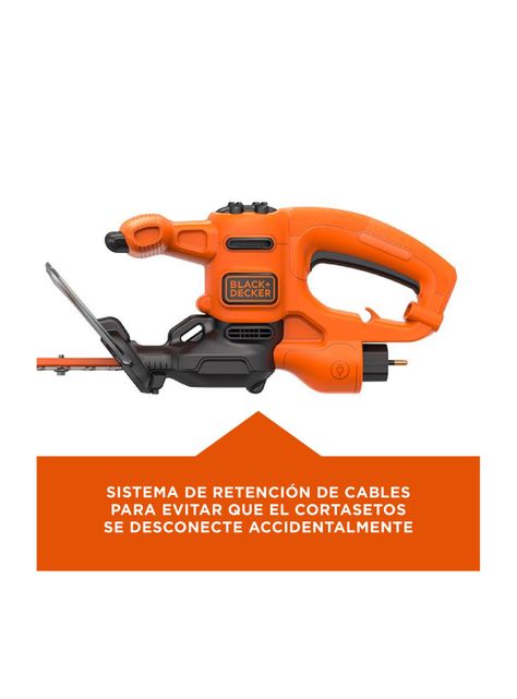 Cortasetos 420W de 45cm BLACK+DECKER BEHT201-B2C-2