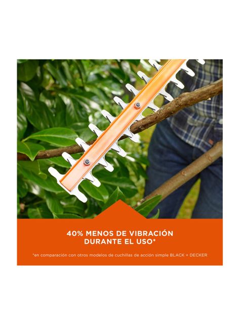 Cortasetos 420W de 45cm BLACK+DECKER BEHT201-B2C-3