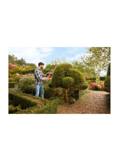 Cortasetos 420W de 45cm BLACK+DECKER BEHT201-B2C-4