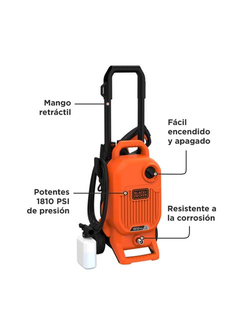 Hidrolavadora Alta Presión 1810 PSI 1700W-1